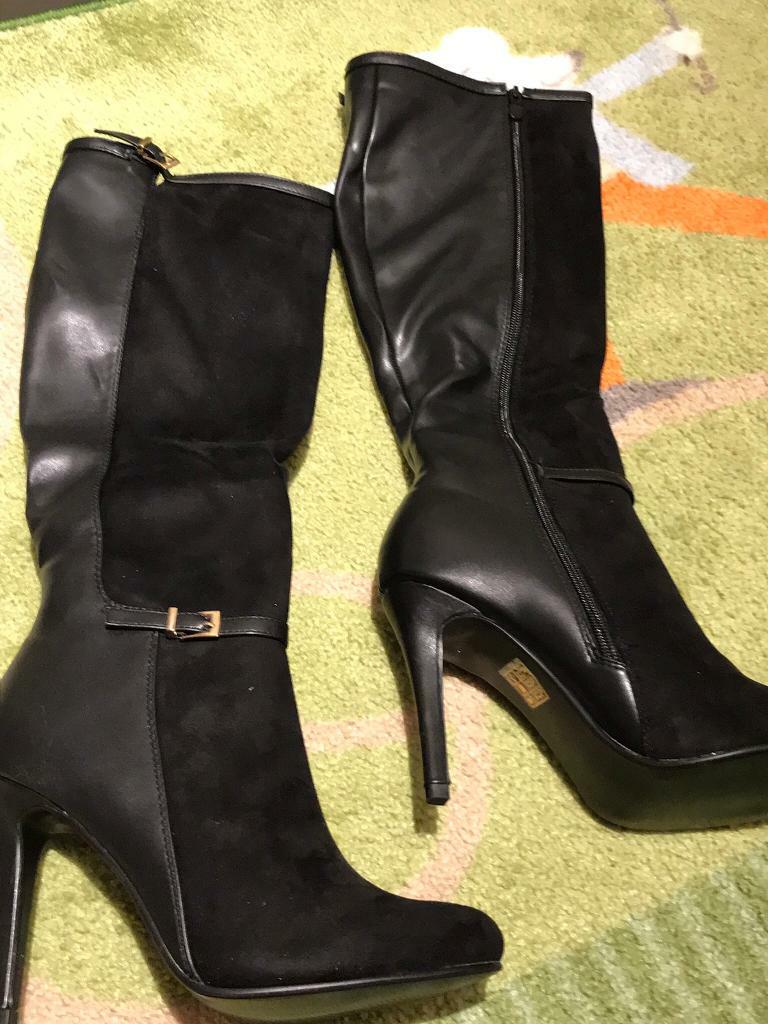 ladies knee high boots size 6